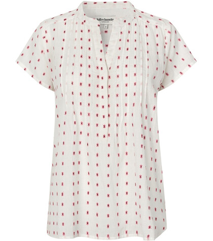 LOLLYS LAUNDRY TOP, HEATHER CREME