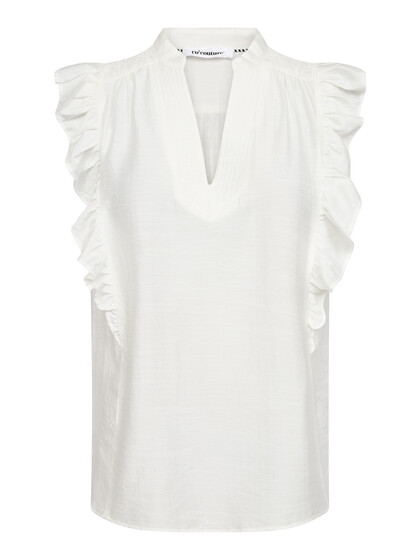 CO'COUTURE TOP, HERA FRILL WHITE