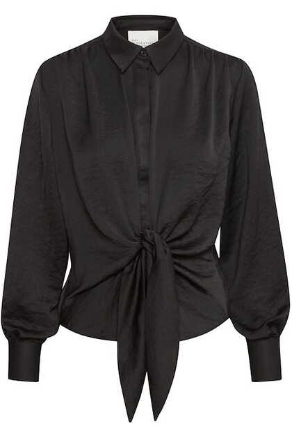 MY ESSENTIAL BLUSE, HILO KNOT BLACK