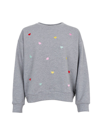 BLACK COLOUR SWEATSHIRT, SITA HEART