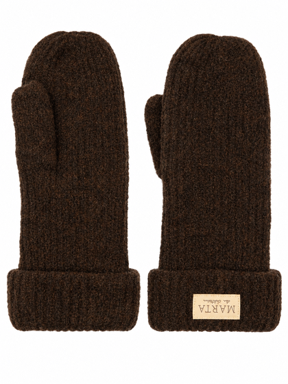 MARTA LUFFER, 26208 KNIT MITTEN BROWN