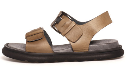 LOFINA SANDAL, 2E-385 GASOLINE LYS OLIVEN