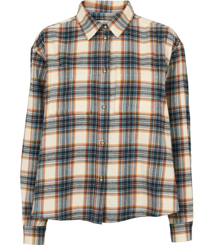 BASIC APPAREL SKJORTE, KIRA COPEN BLUE BIRCH