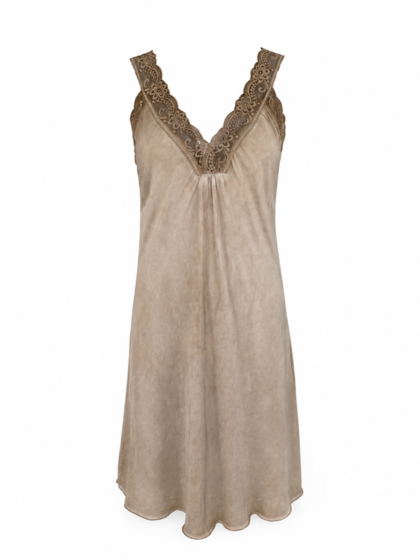 BLACK COLOUR KJOLE, BEA SLIP CHAMPAGNE