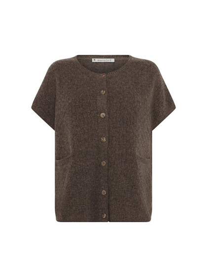 MANSTED VEST, KOMMA BROWN