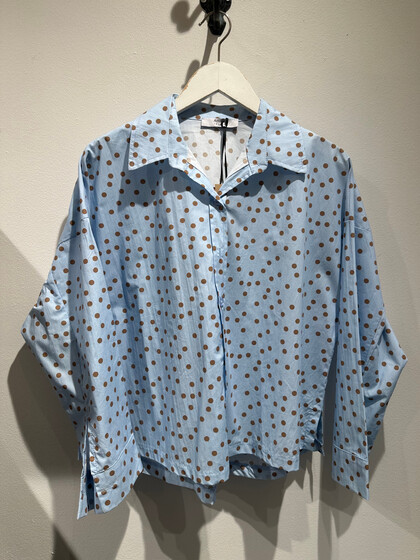 AMAZE CPH SKJORTE, AMBER LIGHT BLUE