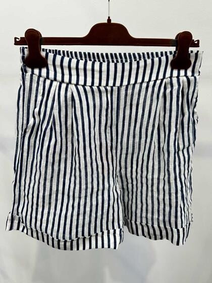 MARTA HØR SHORTS, 61072 NAVY STRIP