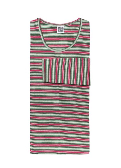 NØRGAARD PAA STRØGET T-SHIRT, 101 TRICOLORE ECRU/CHOCK/GREEN