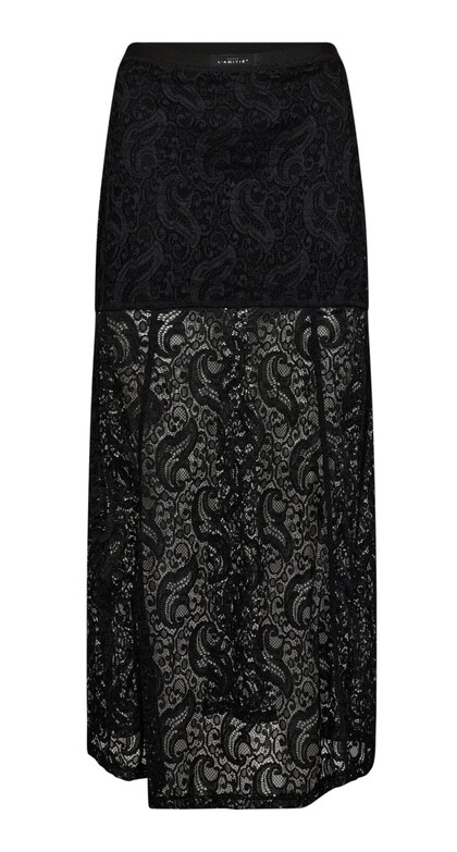 HAUTE L ' AMITIE NEDERDEL, NEW LACE BLACK
