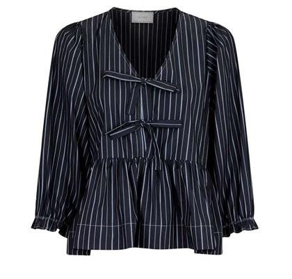 NEO NOIR BLUSE, BELLA BOUBLE STRIPE