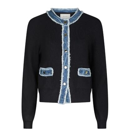 NEO NOIR CARDIGAN, ZELMA DENIM NAVY