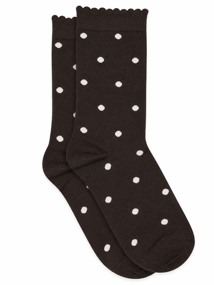 MP STRØMPER, 12-77769-541 DARK BROWN