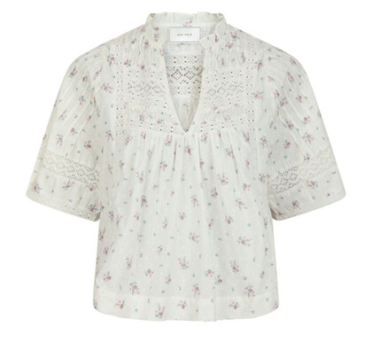 NEO NOIR BLUSE, SIAMA DOBBY FLOWER