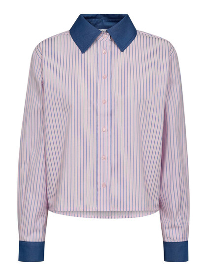 CO' COUTURE SKJORTE, KARINA STRIPE CANDYFLOSS