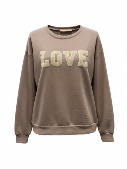 MARTA SWEATSHIRT, 7976 FANGO MELANGE