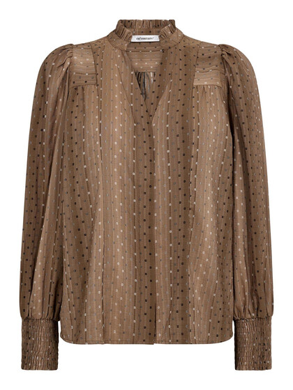 CO' COUTURE SKJORTE, OLLY WALNUT
