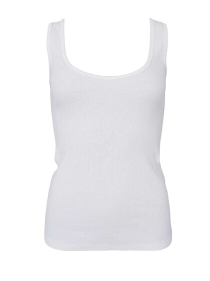 BLACK COLOUR TOP, VIBS RIB OFF WHITE