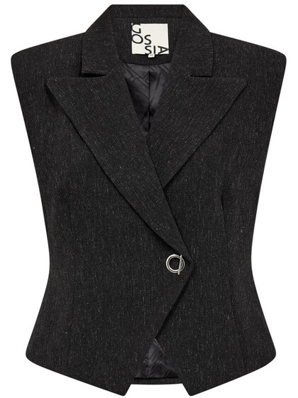 GOSSIA VEST, LIANA BLACK