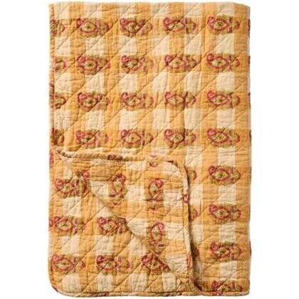 IB LAURSEN VATTÆPPE, 07920-00 QUILT ORANGE OG RØD
