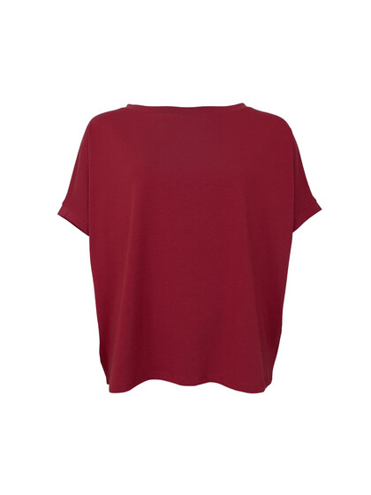 BLACK COLOUR T-SHIRT, MAY PLUM