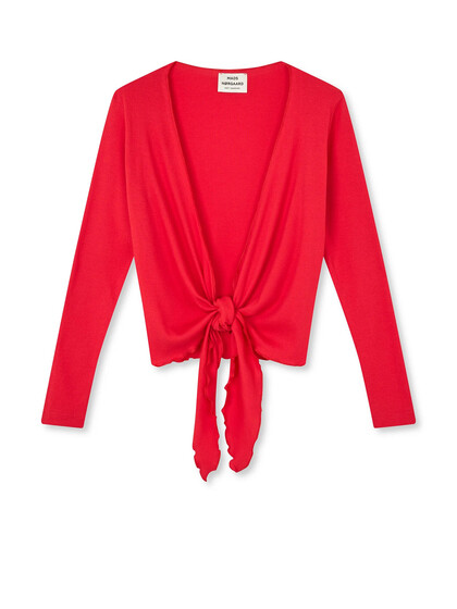 NØRGAARD PÅ STRØGET WRAP TOP, RED