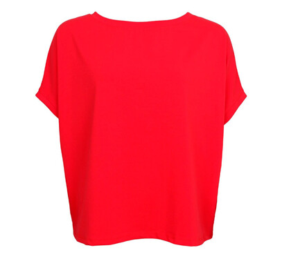 BLACK COLOUR T-SHIRT, MAY LOOSE RED