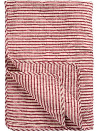 IB LAURSEN VATTÆPPE, 0768-33 QUILT RØD STRIB