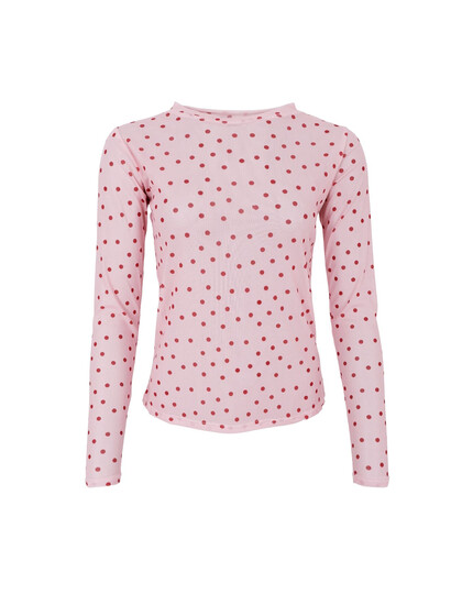 BLACK COLOUR MESH BLUSE, ANNIE ROSE