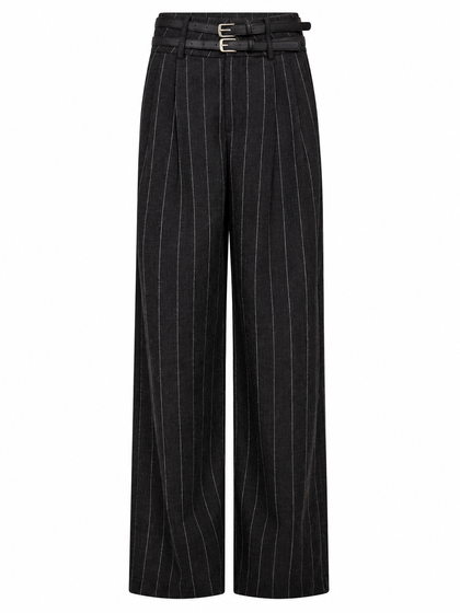 HAUTE L'AMITIÉ BUKSER, IVANNA BELT PANT DARK GREY