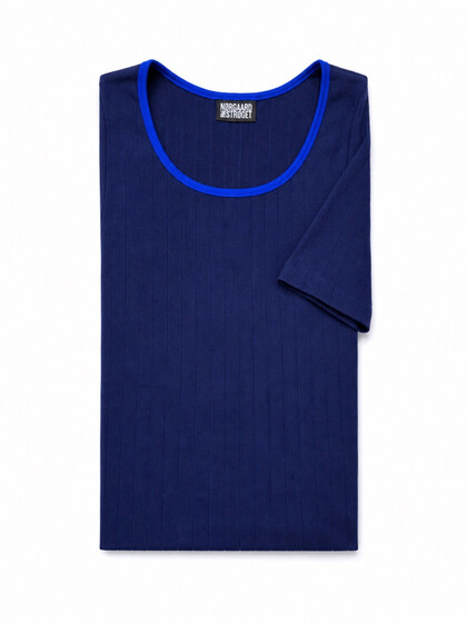 NØRGAARD PÅ STRØGET T-SHIRT, K/Æ MARINE/KLEIN