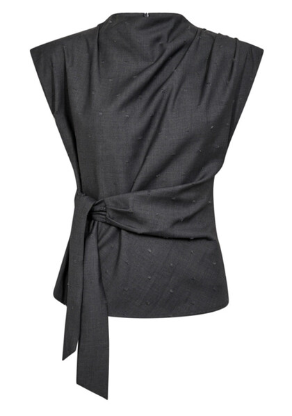 CO' COUTURE TOP, SAGA MID GRAY