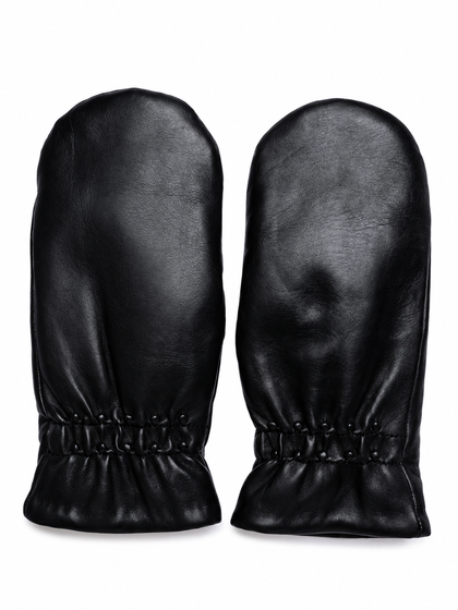 RE:DESIGNED LUFFER, LARA MITTEN BLACK 