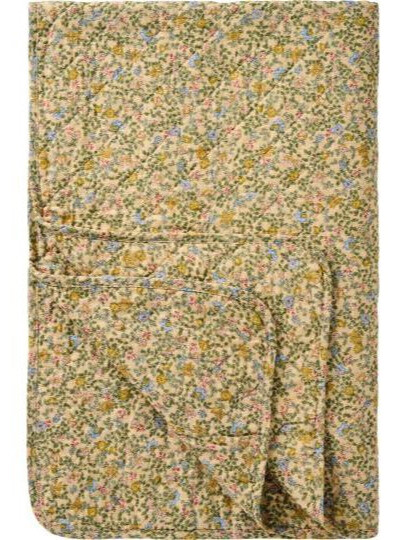 IB LAURSEN VATTÆPPE, 07937-00 QUILT BLÅ BLOMST