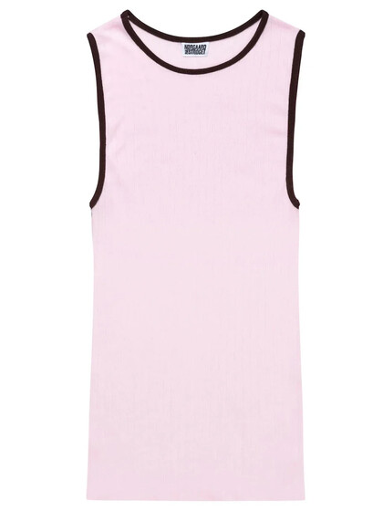 NØRGAARD PÅ STRØGET TANK TOP, ROSE/BROWN