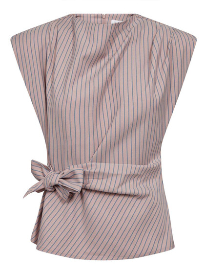 CO' COUTURE TOP, SALVIE PLEAT ROSA