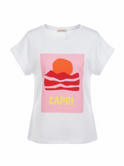 LECOCO T-SHIRT, 34702 WHITE