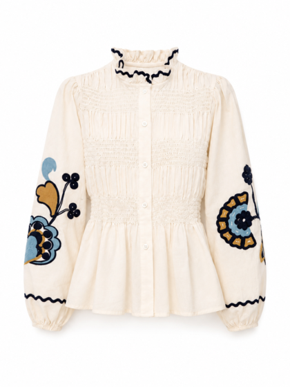 LECOCO SKJORTE, Kaja - 35311 CREAM