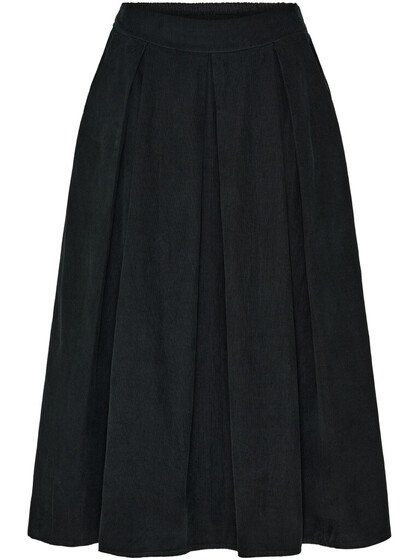 MARTA FLØJL NEDERDEL, 257080V BLACK SOLID
