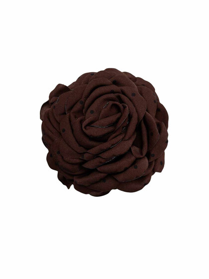 BLACK COLOUR HÅRKLEMME, VILLA COFFEE W. DOTS