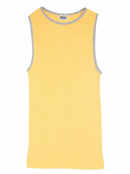 NØRGAARD PÅ STRØGET TANK TOP, YELLOW/ LT. GREY
