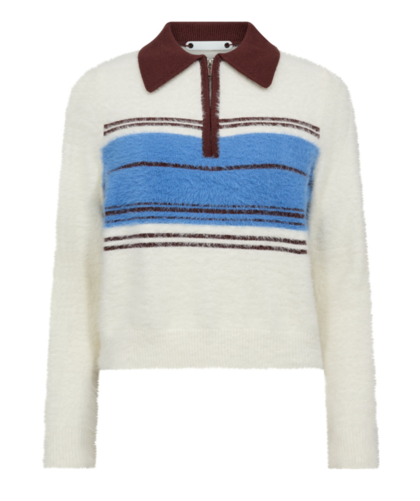 CO´COUTURE ZIP STRIK, TORY STRIPE OFF WHITE