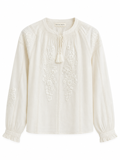 MAISON HOTEL BLUSE, BETTINA OFFWHITE