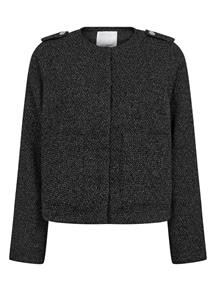 CO' COUTURE JAKKE, INES BOUCLE BLACK