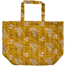 IB LAURSEN TASKE, 07919-03 MUSTARD M/ PAISLEY