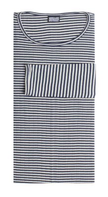 NØRGAARD PÅ STRØGET T-SHIRT, 101 FINE STRIPE MARINE/ECRU