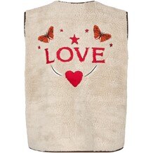 LOLLYS LAUNDRY VEST, JACE LOVE BEIGE