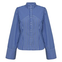 GOSSIA SKJORTE, MICALLA BLUE WHITE STRIPES