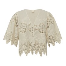 GOSSIA BLUSE, CAMI CREME