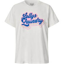 LOLLYS LAUNDRY T-SHIRT, ROMA CLOUD WHITE