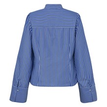 GOSSIA SKJORTE, MICALLA BLUE WHITE STRIPES